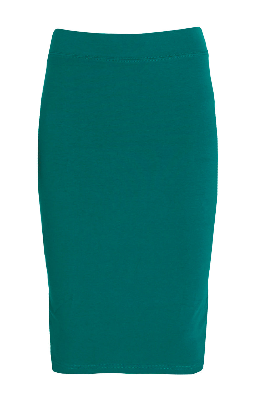 Esteez Shell Skirt - Cotton Spandex Lightweight Pencil skirt for GIRLS - EMERALD