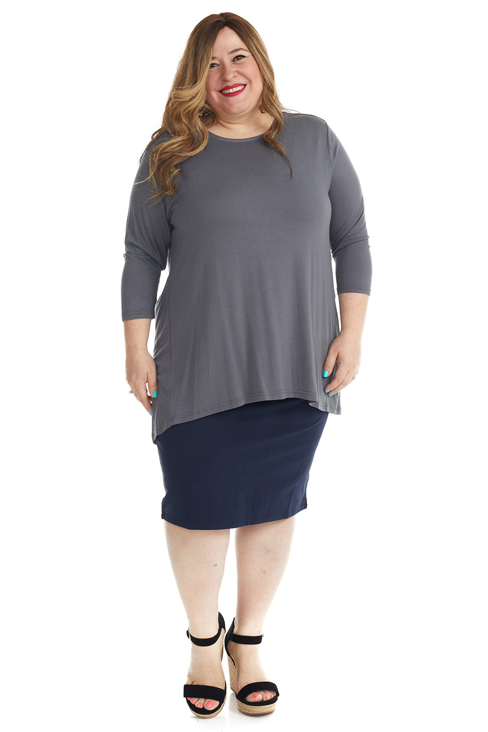 Cotton skirt plus size best sale