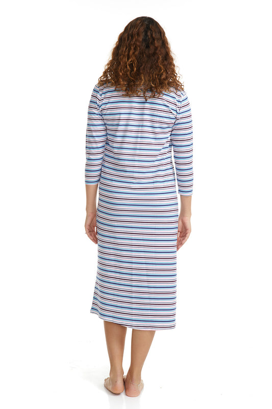 Esteez Women's Soft and Comfy Cotton Spandex Nightgown Pajamas - RO127