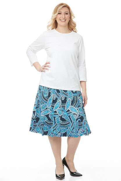 Modest Knee Length A-Line Skirt for Women 'Florence'
