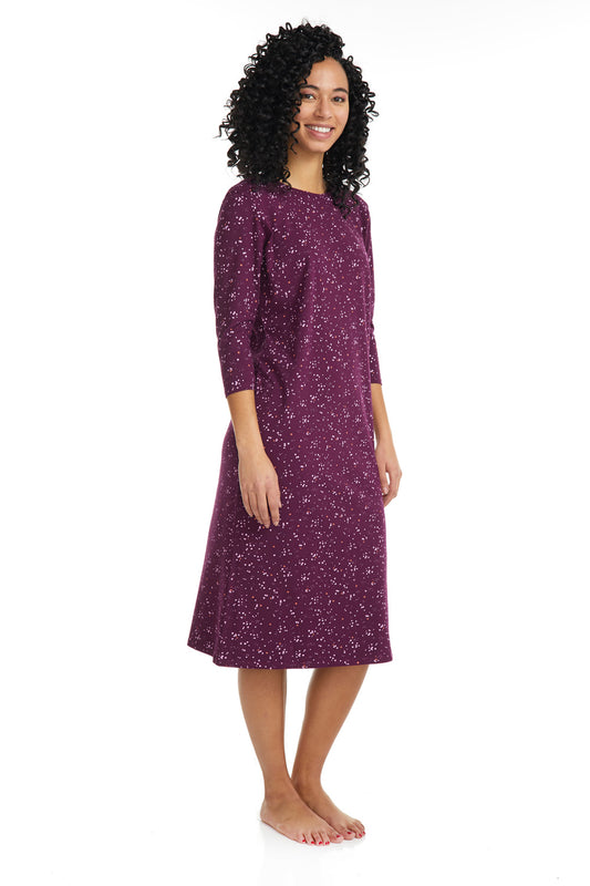 Esteez Women's Soft and Comfy Cotton Spandex Nightgown Pajamas - RE-132
