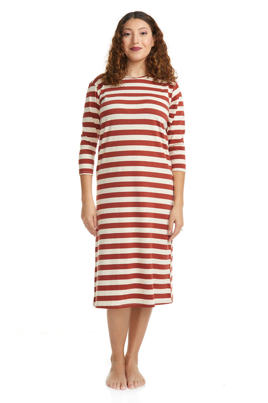 Esteez Women's Soft and Comfy Cotton Spandex Nightgown Pajamas - RE134