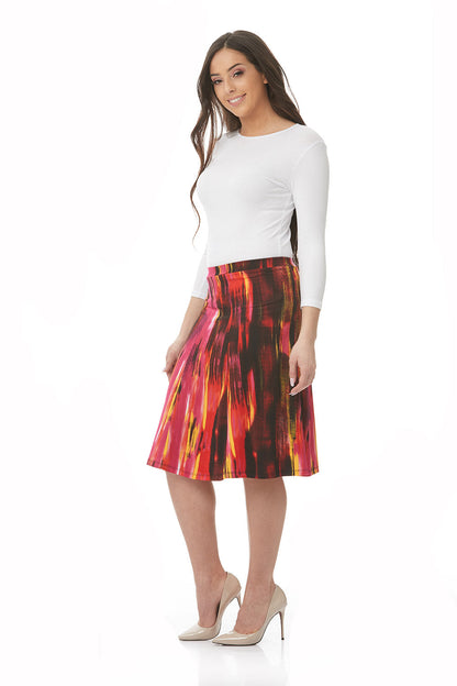 Modest Knee Length A-Line Skirt for Women 'Florence'