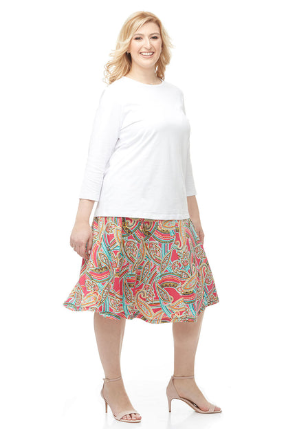 Modest Knee Length A-Line Skirt for Women 'Florence'