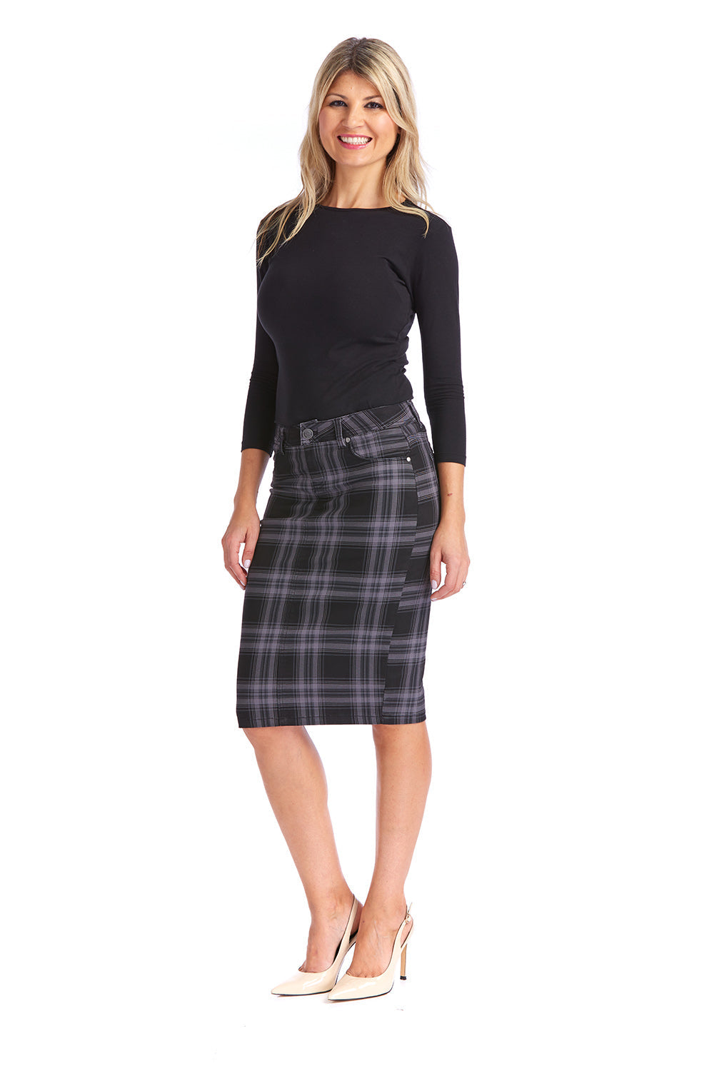 Esteez MELROSE Skirt - Pencil Jean Skirt for WOMEN